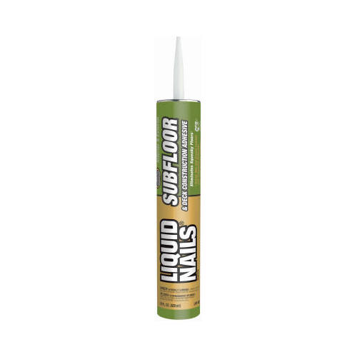 Liquid Nails LNP-602-XCP12 Construction Adhesive, Light Tan, 28 oz Cartridge - pack of 12