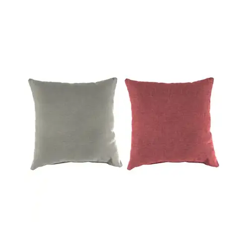 Jordan Manufacturing 9952-TVMIXA20 Outdoor Toss Pillow, Spun Polyester, 16 x 16-In.