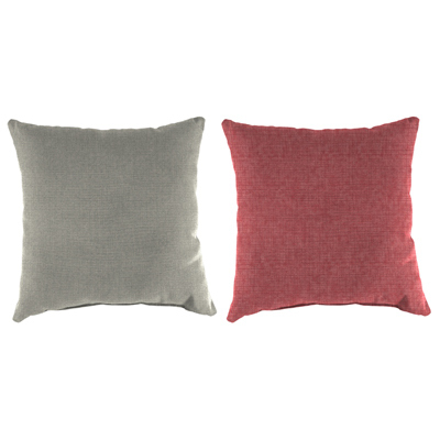 Jordan Manufacturing 9952-TVMIXA20 Outdoor Toss Pillow, Spun Polyester, 16 x 16-In.