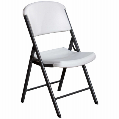 LIFETIME LEISURE 80916 WHT Comm Fold Chair