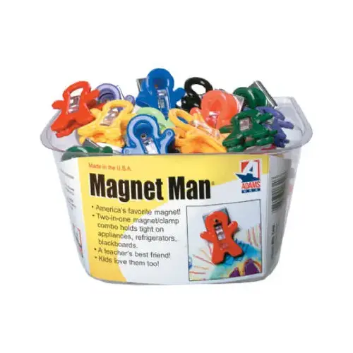 Magnet Man Clip, Assorted Colors