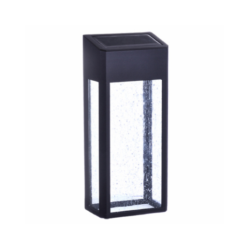 Solar Accent Lights, Aluminum with Glass, 8-In