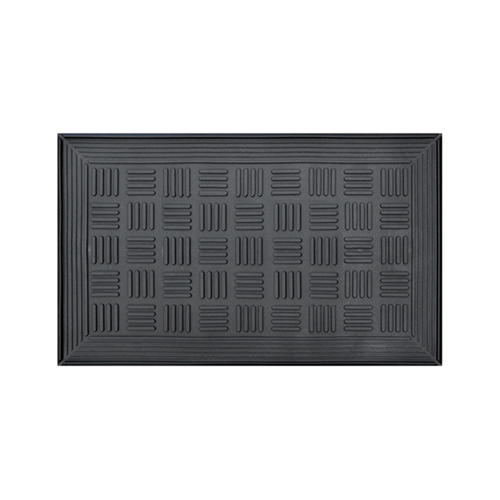 Sports Licensing Solutions 58797 Floor Mat, Vinyl, Charcoal Black, 20 x 30-In.