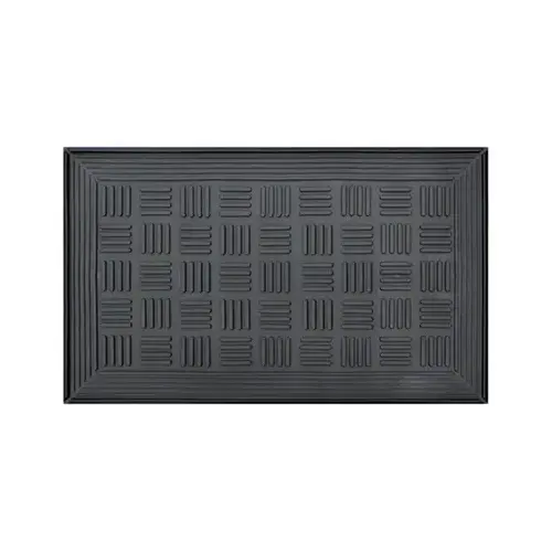 Sports Licensing Solutions 58797 Floor Mat, Vinyl, Charcoal Black, 20 x 30-In.