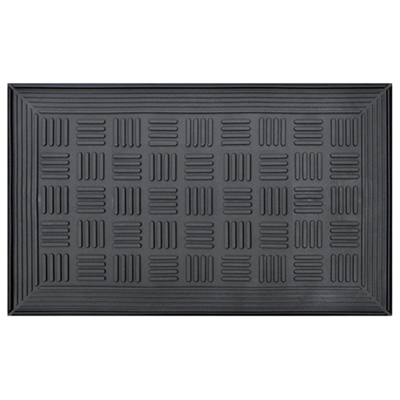 Sports Licensing Solutions 58797 Floor Mat, Vinyl, Charcoal Black, 20 x 30-In.