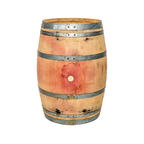 Wine Barrel Wood Planter, Whole Oak