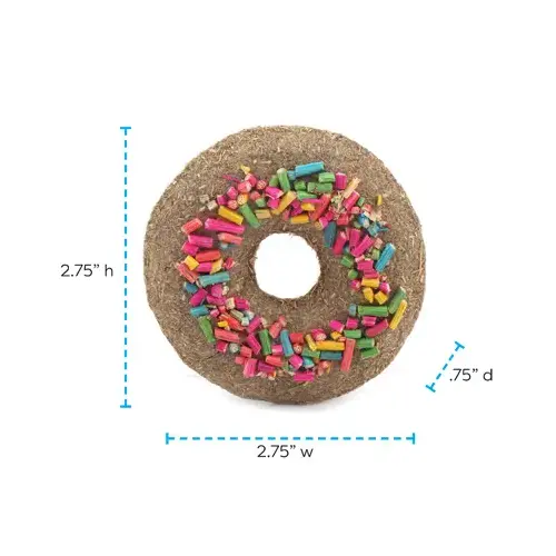 Health-E Donut, Chew Treat, Small Animals