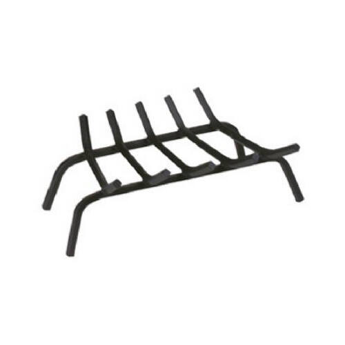 PANACEA 15451TV Wrought Iron Fireplace Grate, Black, 23-In.