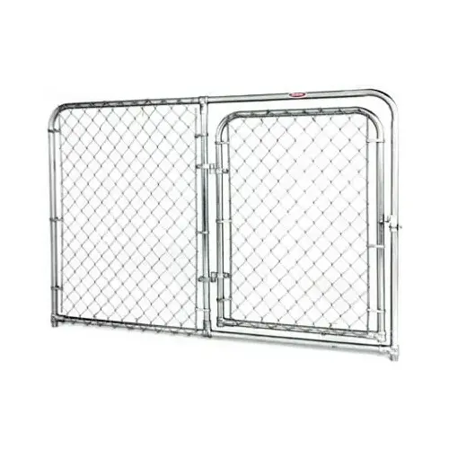 Dog Kennel Gate Panel, Silver Series, 4 x 6 Ft.