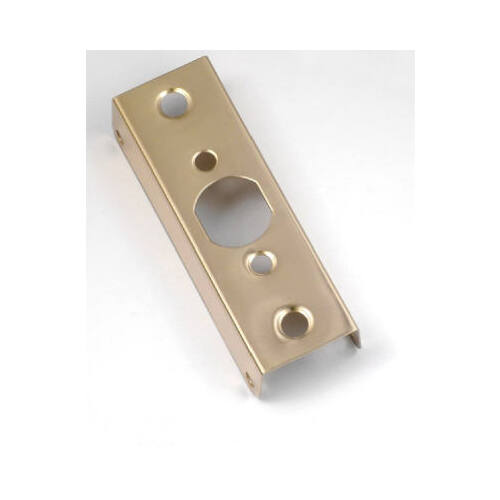 Door Edge Guard, Polished Brass, 1-3/8-In.