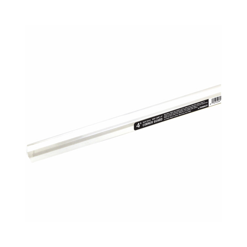 TRIMACO 11434A-XCP18 Corner Guard, Self-stick, Clear, 5/8-In. x 4-Ft. - pack of 18