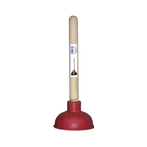Force Cup Toilet Plunger, 4 x 9-In. - pack of 5