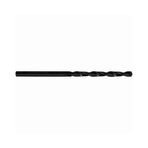 Century Drill & Tool 24511 Black Oxide Drill, High Speed Steel, 11/64-In.