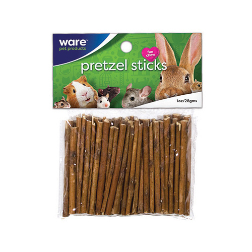 WARE MANUFACTURING INC 03152 Pretzel Sticks, Chew Treat, For Rabbits & More