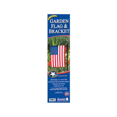 ANNIN FLAGMAKERS 251 12 x 18-Inch U.S. Garden U.S. Flag/Banner Kit