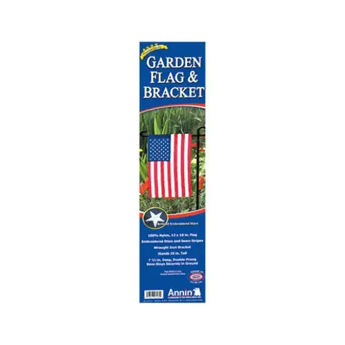 ANNIN FLAGMAKERS 251 12 x 18-Inch U.S. Garden U.S. Flag/Banner Kit