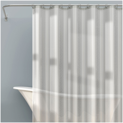 Zenna Home LPRMFRL Shower Curtain Liner, 72 in L, 70 in W, PEVA, Frosty