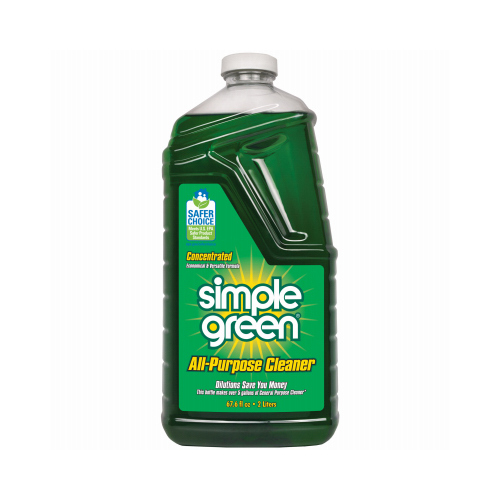 SIMPLE GREEN 2710000613014 All-Purpose Cleaner, 67 oz Bottle, Liquid, Sassafras, Green