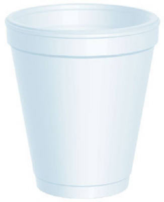 R3 CHICAGO 8J8 Styrofoam Cups, 8-oz., 25-Ct.