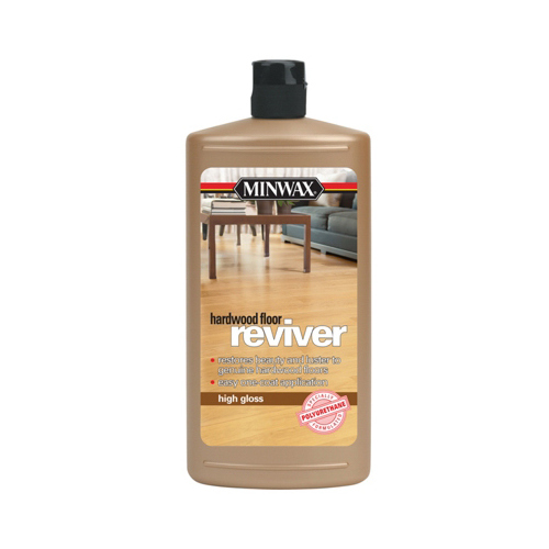 Hardwood Reviver Paint, High-Gloss, Liquid, Clear, 1 qt, Can