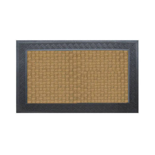 FIBRE WORLD PLM 18271 Doormat, Coir & Rubber, 20 x 30-In.