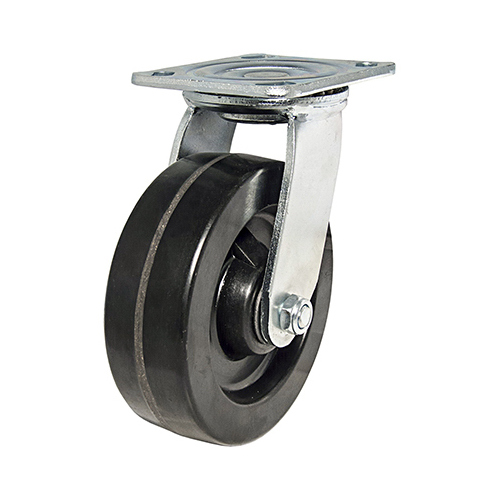 RICHELIEU AMERICA LTD F26817 Swivel Plate Caster, Phenolic Wheel, 6-In.