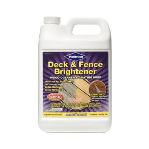 Zinsser 16116 Deck/Fence Brightener Concentrate, 1-Gallon