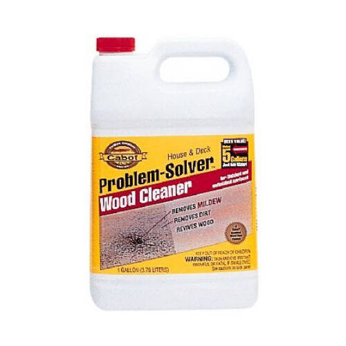 Problem Solver Wood Cleaner, Water Based, 1-Gallon Concentrate