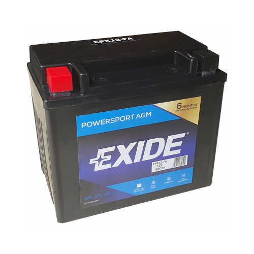 BATTERY SYSTEMS EPX12-FA 12-Volt Powersport Motorcycle Battery, 10 AH Capacity