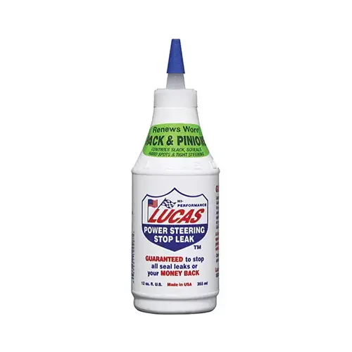 Lucas Oil Products LUC10008 12 Oz. Power Steering Leak-Stopper Fluid