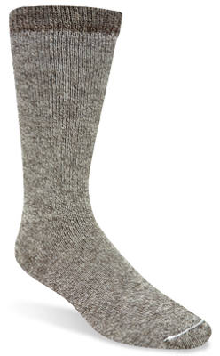 WIGWAM MILLS INC F2230-050-LG Work Socks, Thermal, Gray Twist, Men's Large