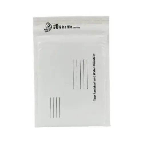 Shurtech Brands 664796 Padded Mailing Envelope, Poly White, 6 x 9-In.