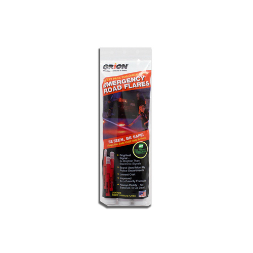ORION SAFETY PRODUCTS 3153-08 Emergency Flares, 15-Min  pack of 3