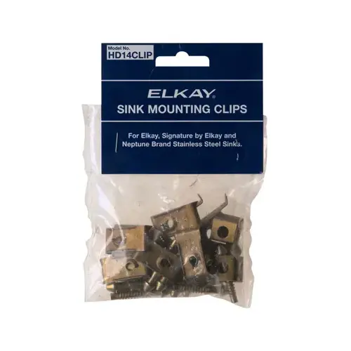 ELKAY SALES INC - SINKS HD14CLIP Mounting Hardware Clip, 14-Pc.