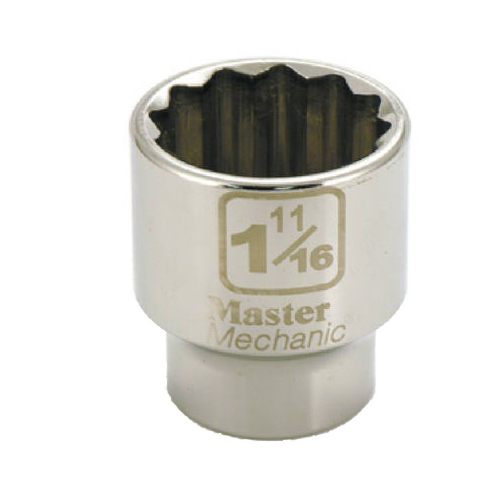 3/4 In. Drive, 1-11/16 In., 12-Point Socket