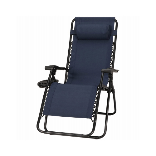 WOODARD, LLC RXTV-1921-REG Verona Zero Gravity Chair, E-Coated Steel Frame, Navy