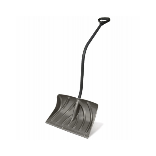 Suncast SC3850 18-In. Poly Snow Shovel/Pusher With Ergo S-Handle