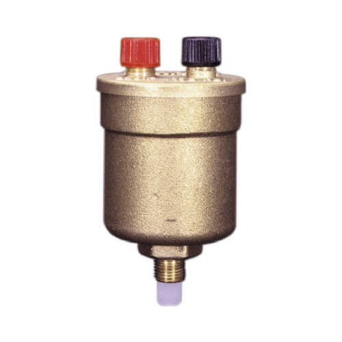 Watts DUO VENT 1/8 Automatic Boiler Air Vent Valve, 1/8-In. Male Pipe Thread