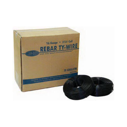 MIDWEST AIR TECH/IMPORT 901130A Rebar Ty-Wire, 3-1/2 Lb., 16-Gauge