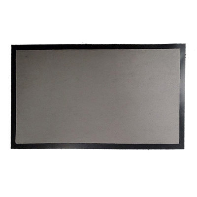 Sports Licensing Solutions 58798 Floor Mat, Felt Top, Vinyl Back, Dark Grey, 18 x 30-In.