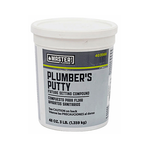 Plumber's Putty, 3-Lb.