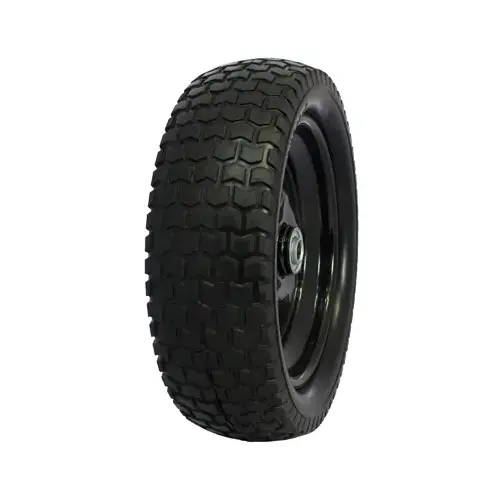 MARATHON 30417 Garden Cart Tire + Wheel Assembly, Flat Free, 13x5.00-6