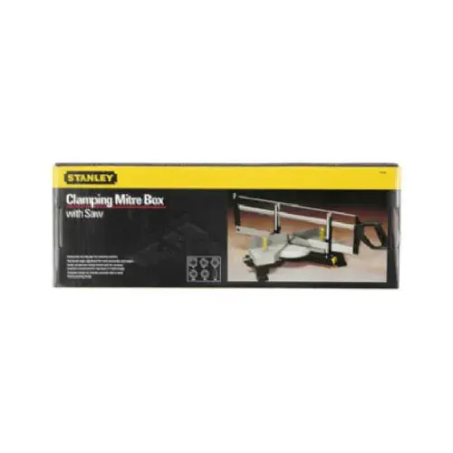 Contractor-Grade Clamping Mitre Box & Saw