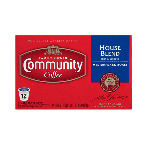 Coffee, Single-Serve Cups, House Blend - pack of 12