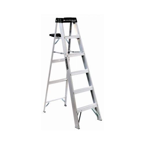 6-Ft. Step Ladder, Aluminum, Type 1A, 300-Lb. Duty Rating