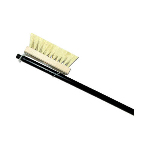 ABCO PRODUCTS 01708-12 Roofing Brush With Metal Handle, Tampico & Wood, 7-In.