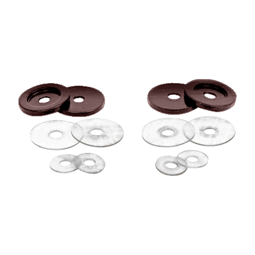 CRL 30WKABRZ Antique Bronze Replacement Washers for Back-to-Back Solid Pull Handle