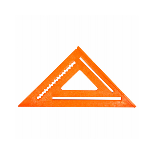 Structo-Cast Series Rafter Square, 12 in L Orange