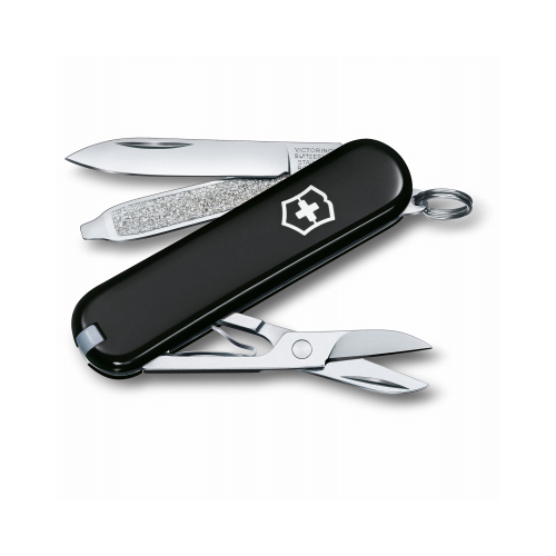VICTORINOX SWISS ARMY 0.6223.3-033-X2 Black Classic Pocket Knife
