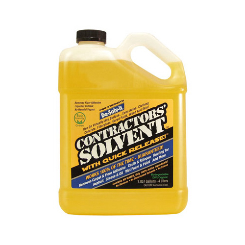 ORANGE-SOL 10151-5 Contractor Solvent, Liquid, Citrus, Clear/Orange, 1 gal, Can